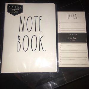 Rae Dunn Notebooks & tasks pad